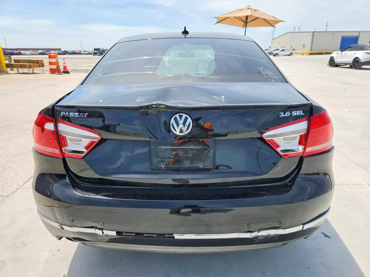 2012 Volkswagen Passat Sel Черный vin: 1VWCM7A36CC009255
