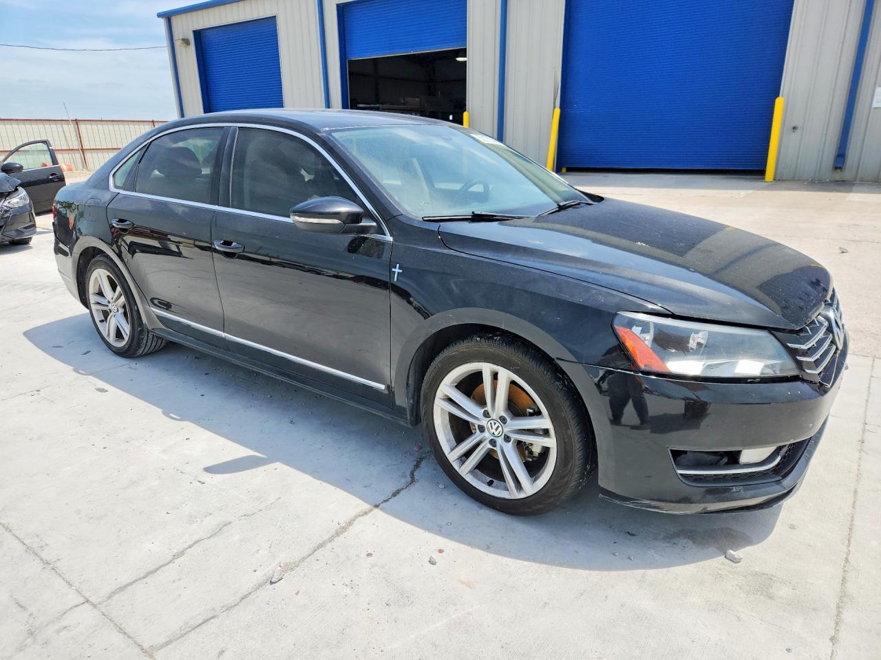 2012 Volkswagen Passat Sel Черный vin: 1VWCM7A36CC009255