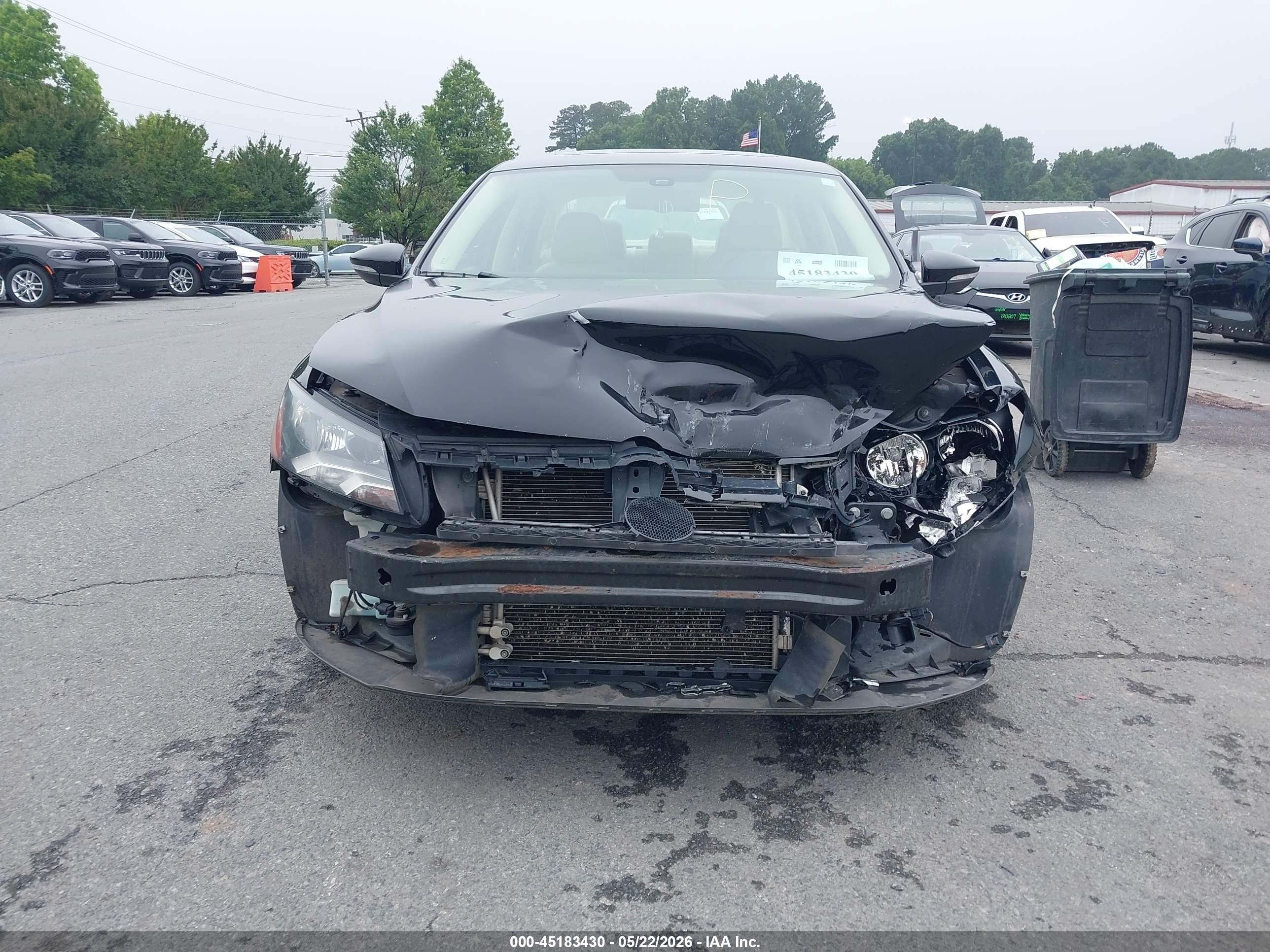 2012 Volkswagen Passat 3.6l V6 Sel Premium Black vin: 1VWCM7A38CC012237