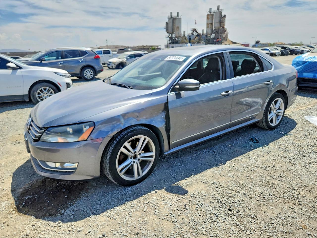 2012 Volkswagen Passat Sel Gray vin: 1VWCM7A38CC104898
