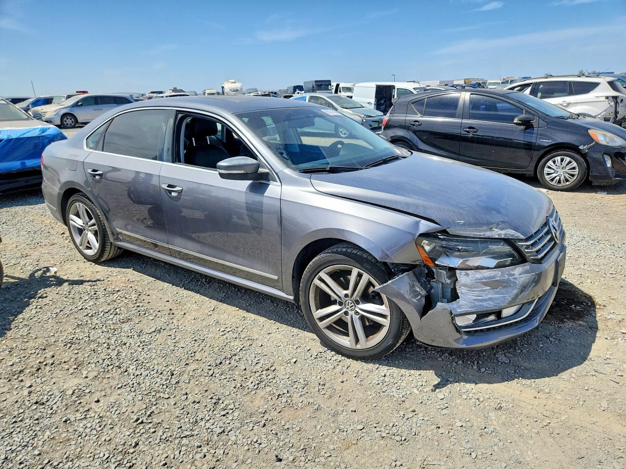 2012 Volkswagen Passat Sel Gray vin: 1VWCM7A38CC104898