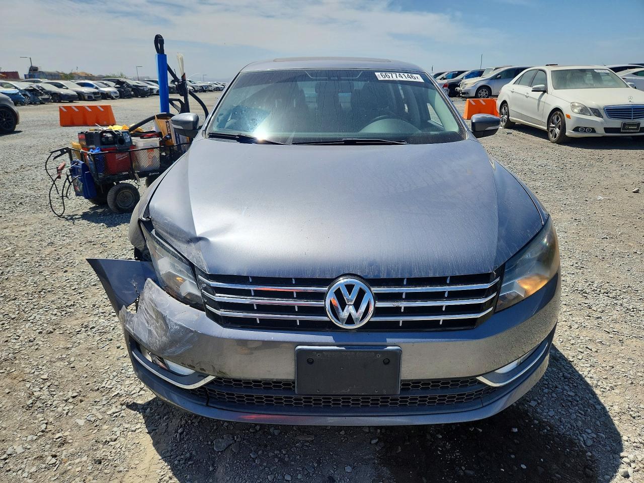 2012 Volkswagen Passat Sel Gray vin: 1VWCM7A38CC104898