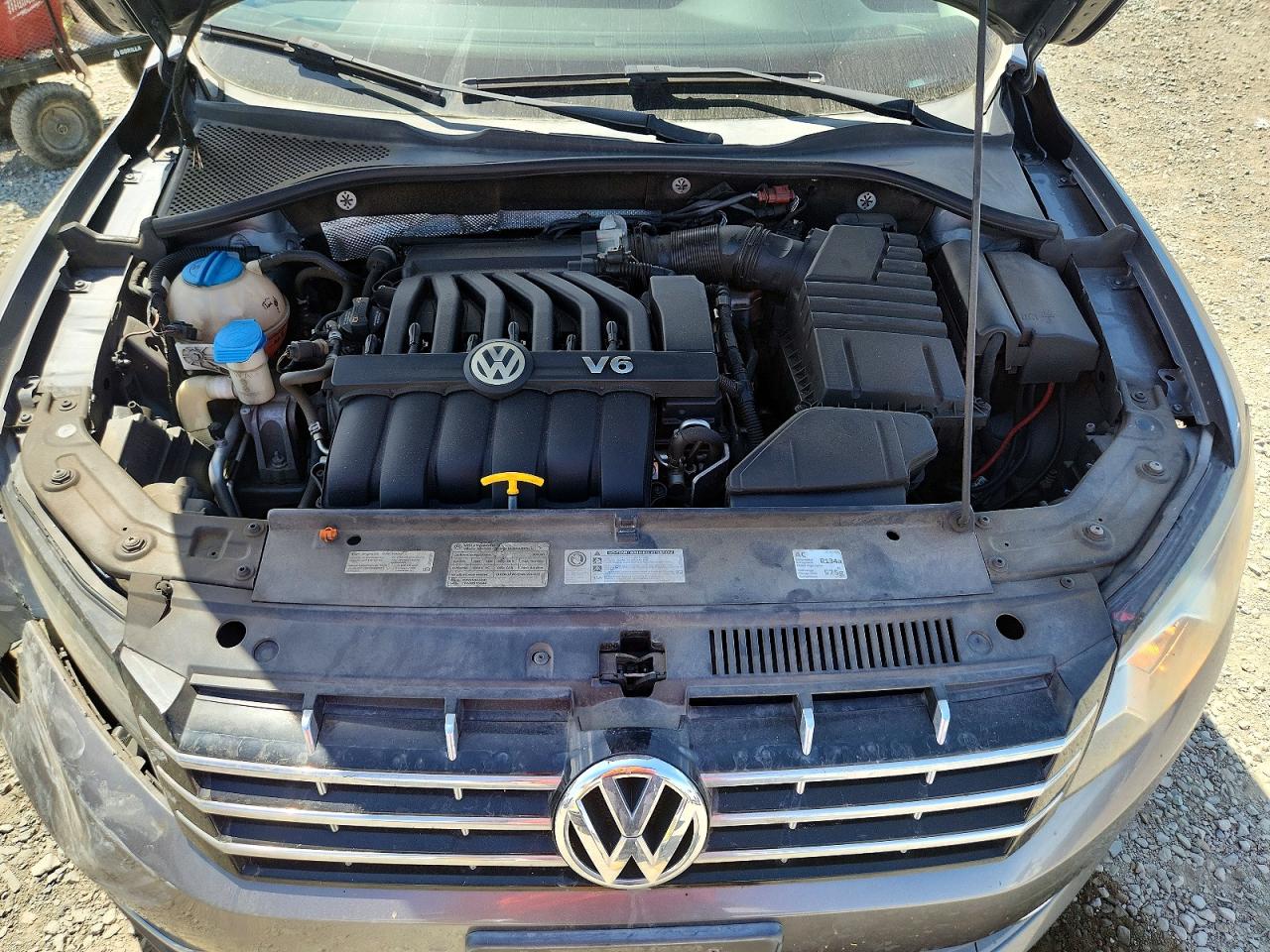 2012 Volkswagen Passat Sel Gray vin: 1VWCM7A38CC104898