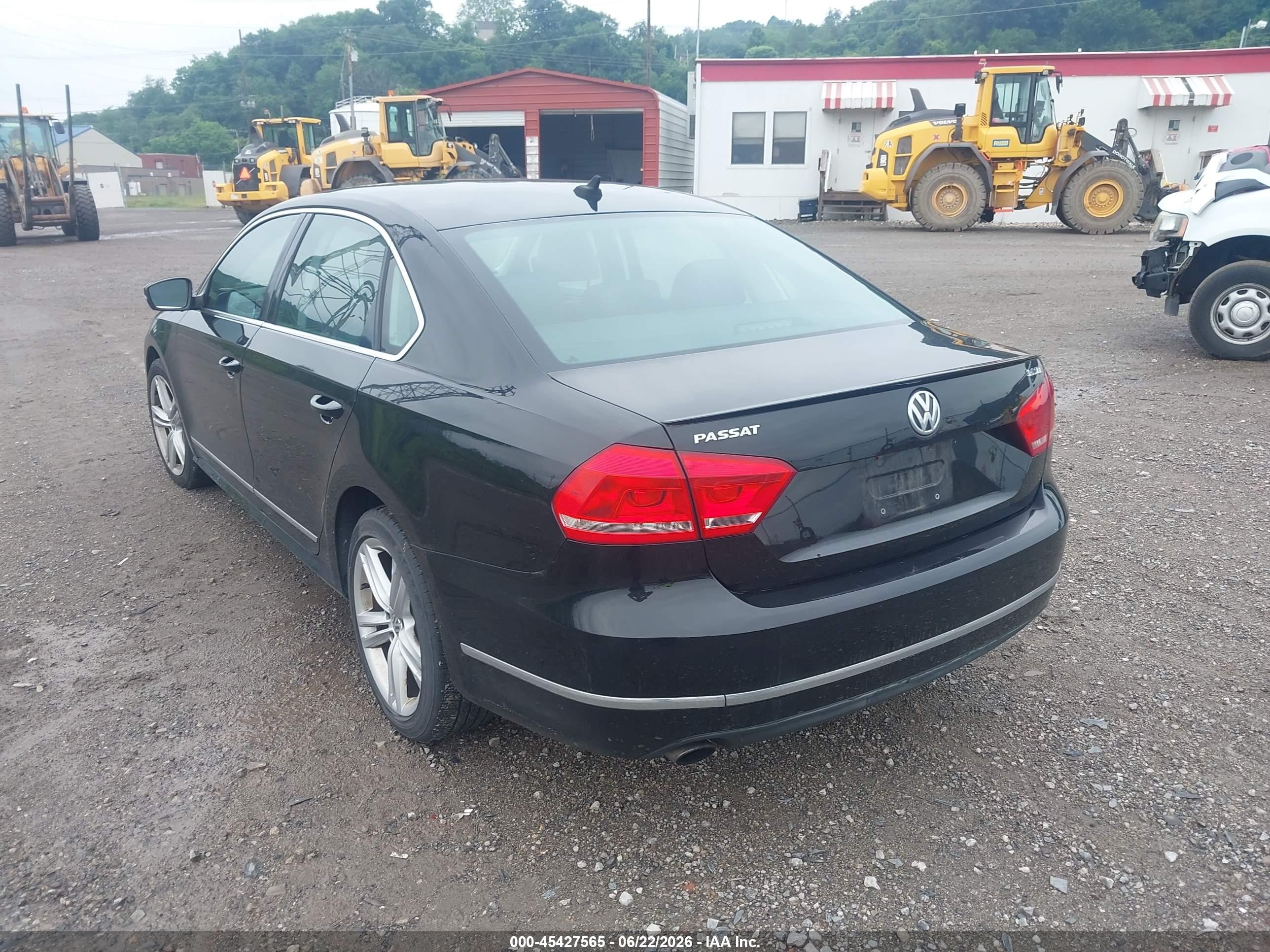 2013 Volkswagen Passat 3.6l V6 Sel Premium Черный vin: 1VWCM7A38DC131777