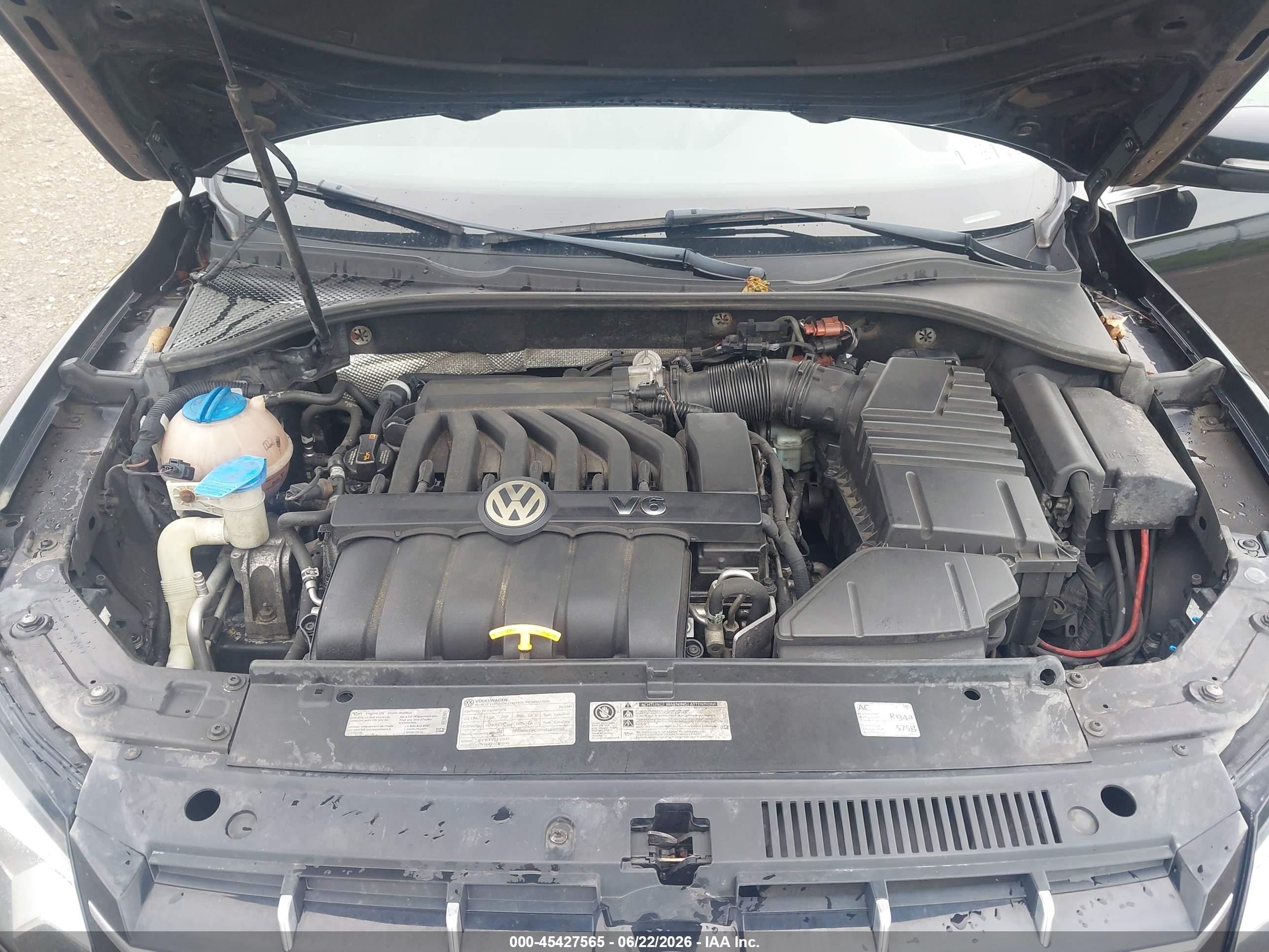 2013 Volkswagen Passat 3.6l V6 Sel Premium Черный vin: 1VWCM7A38DC131777