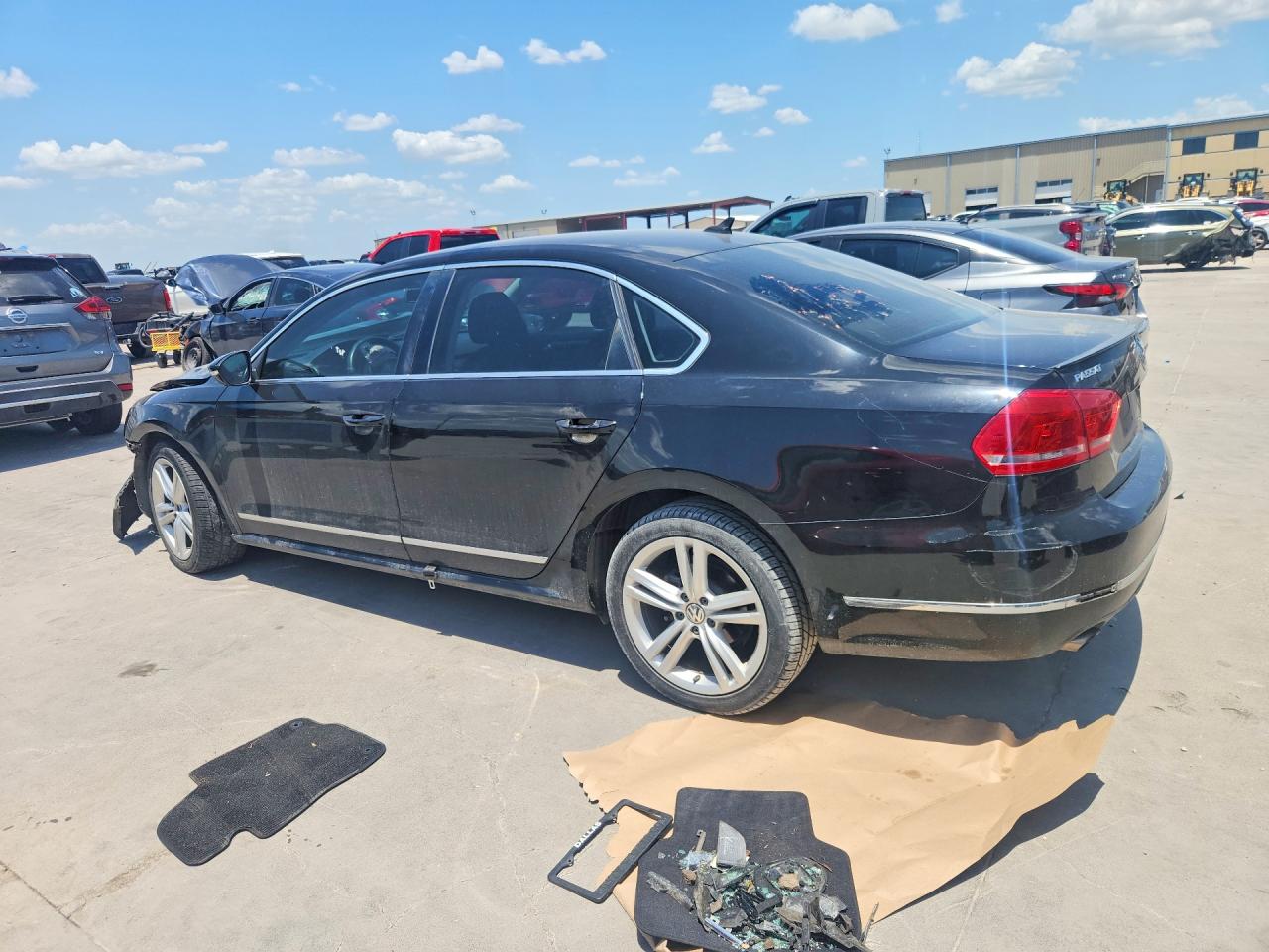 2012 Volkswagen Passat Sel Black vin: 1VWCM7A39CC096231