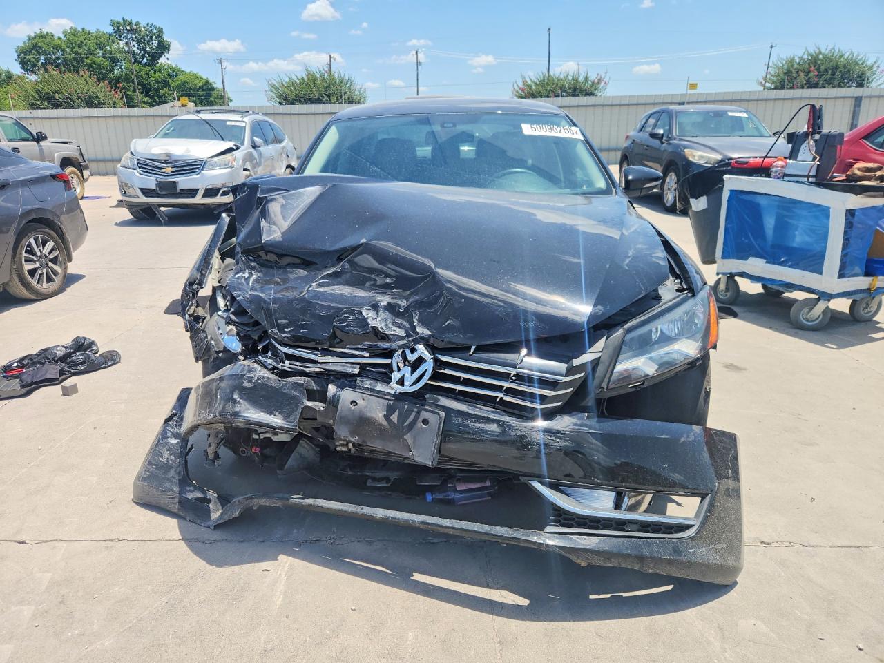 2012 Volkswagen Passat Sel Black vin: 1VWCM7A39CC096231