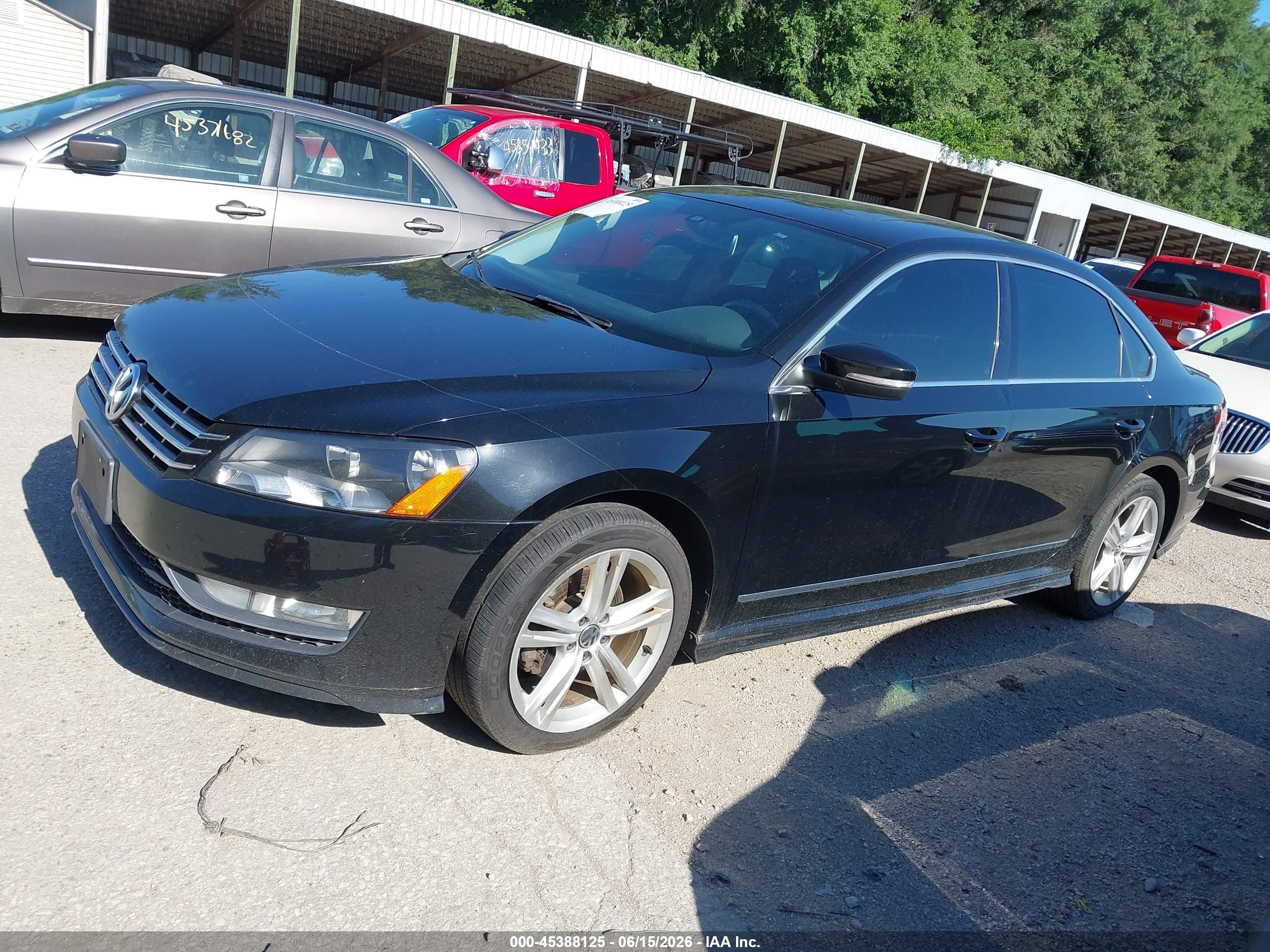 2015 Volkswagen Passat 3.6l V6 Sel Premium Black vin: 1VWCM7A39FC020190
