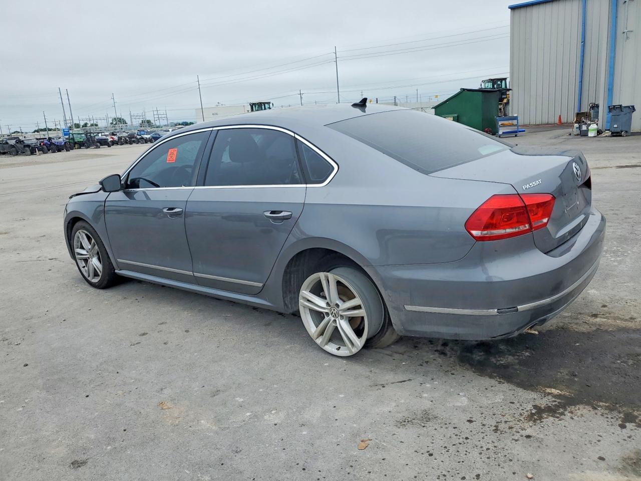 2013 Volkswagen Passat Sel Gray vin: 1VWCN7A30DC062757