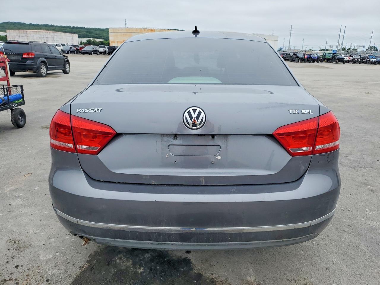 2013 Volkswagen Passat Sel Gray vin: 1VWCN7A30DC062757
