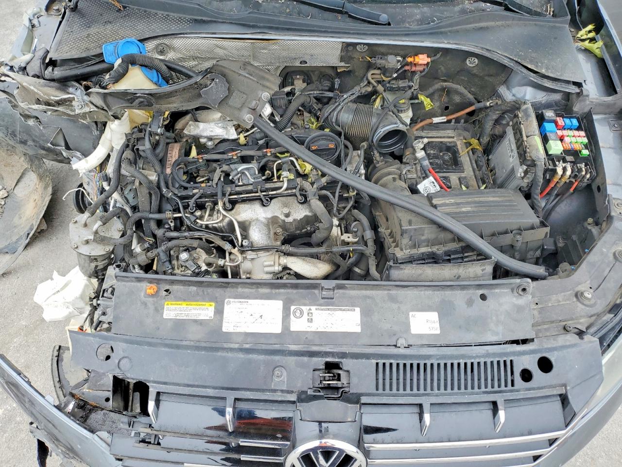 2013 Volkswagen Passat Sel Gray vin: 1VWCN7A30DC062757