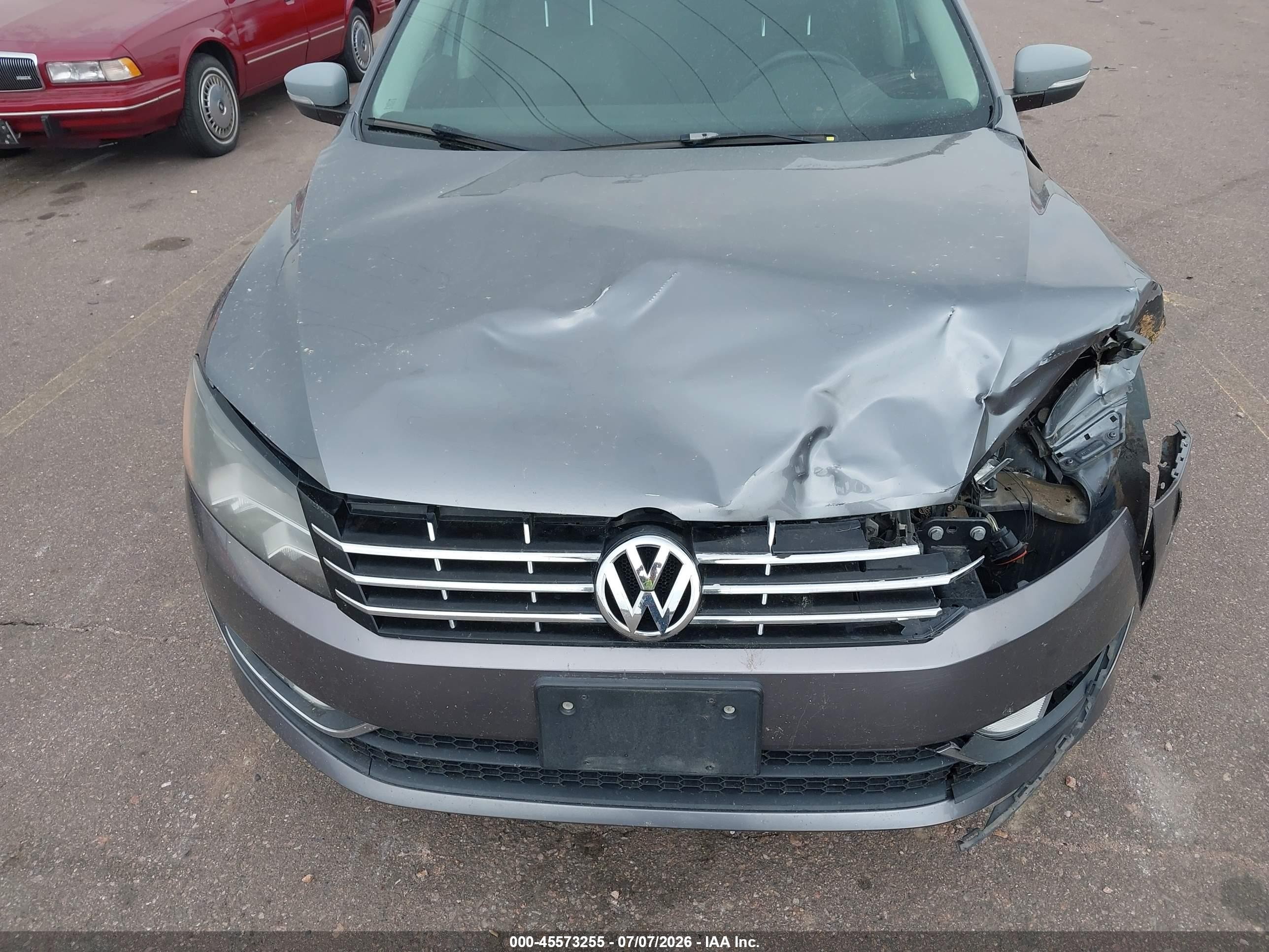 2014 Volkswagen Passat 2.0l Tdi Sel Premium Gray vin: 1VWCN7A30EC086963