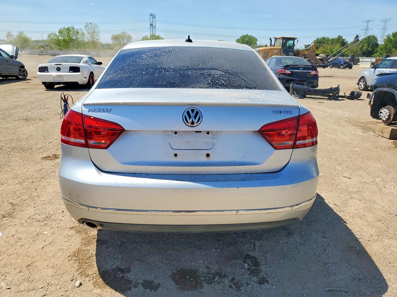2014 Volkswagen Passat Sel Серебряный vin: 1VWCN7A30EC108220
