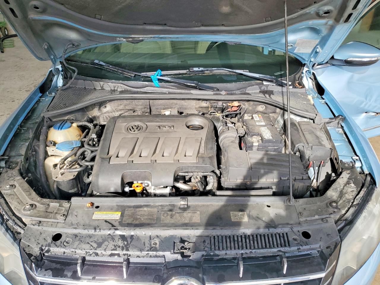 2012 Volkswagen Passat Sel Синий vin: 1VWCN7A31CC020063