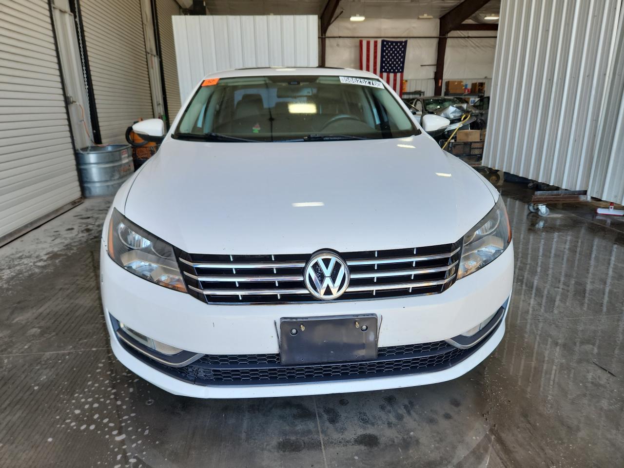 2012 Volkswagen Passat Sel White vin: 1VWCN7A31CC041155 Damage: Front Bumper, Multiple Scratches Heavy, 2