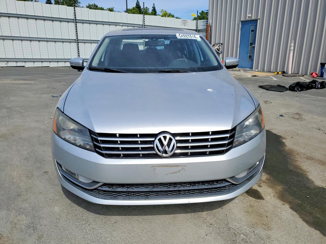 2013 Volkswagen Passat Sel Silver vin: 1VWCN7A31DC074075