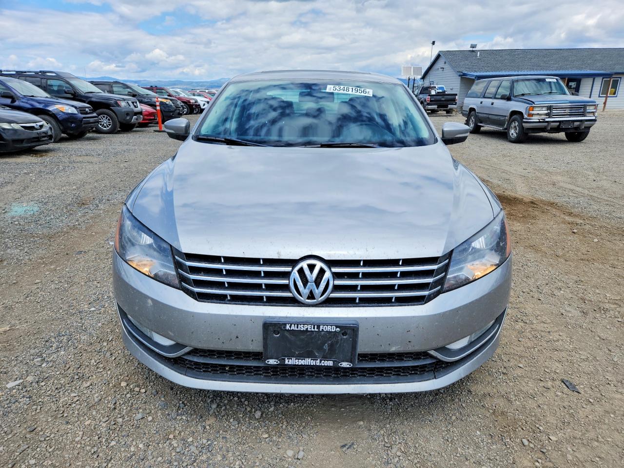 2013 Volkswagen Passat Sel Silver vin: 1VWCN7A31DC139510