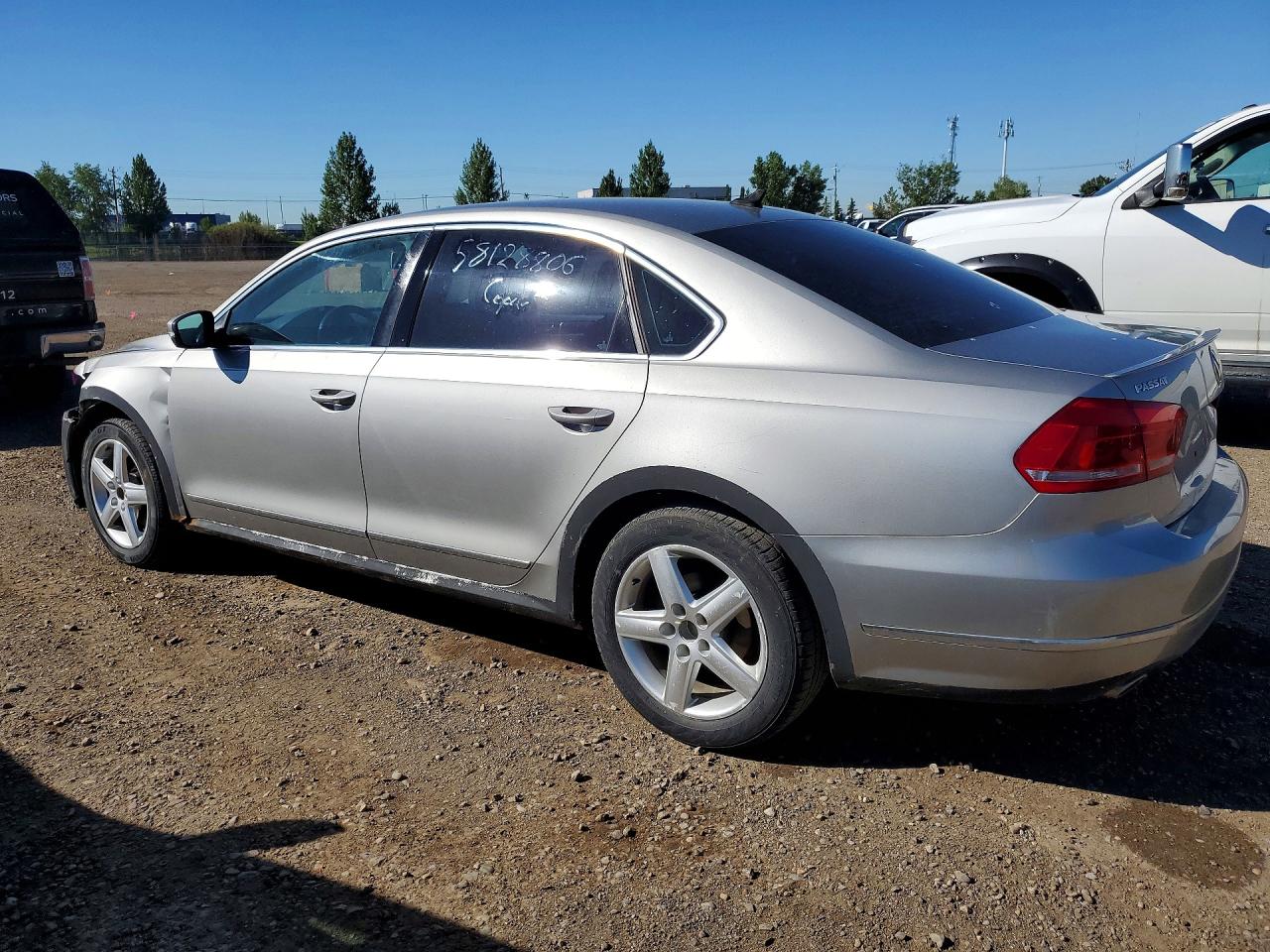 2013 Volkswagen Passat Sel Silver vin: 1VWCN7A31DC139782