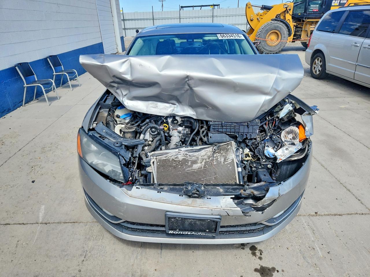 2014 Volkswagen Passat Sel Silver vin: 1VWCN7A31EC063773