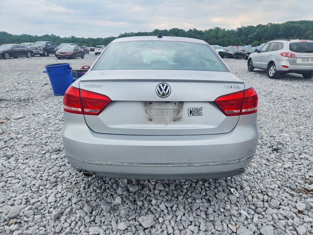 2013 Volkswagen Passat Sel Silver vin: 1VWCN7A32DC083349