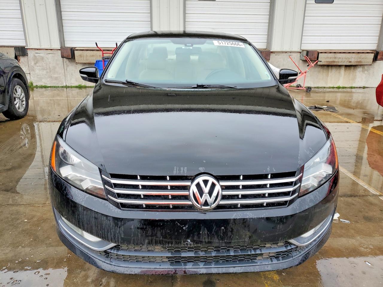 2014 Volkswagen Passat Black vin: 1VWCN7A32EC010564