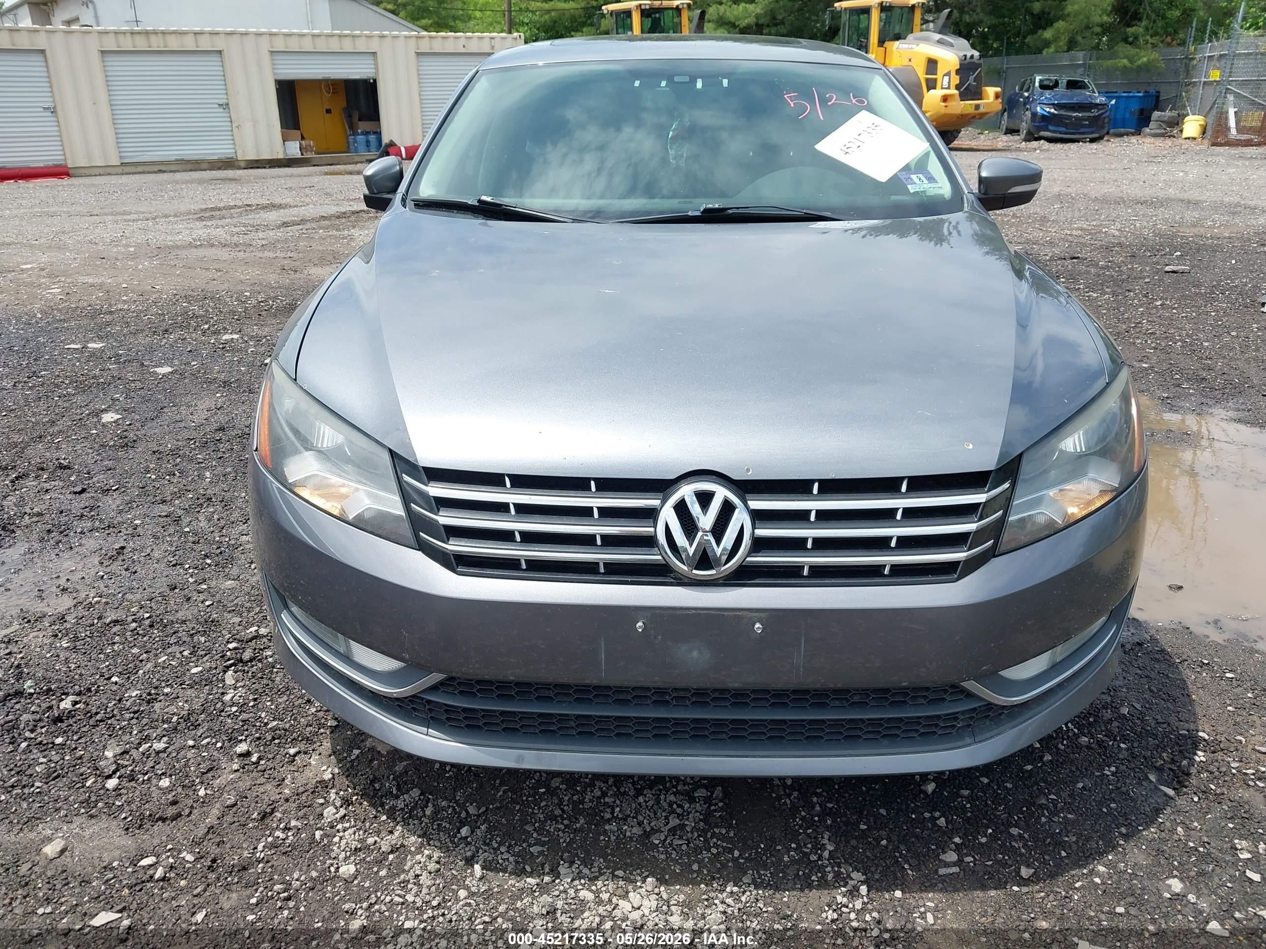 2014 Volkswagen Passat 2.0l Tdi Sel Premium Gray vin: 1VWCN7A32EC120014
