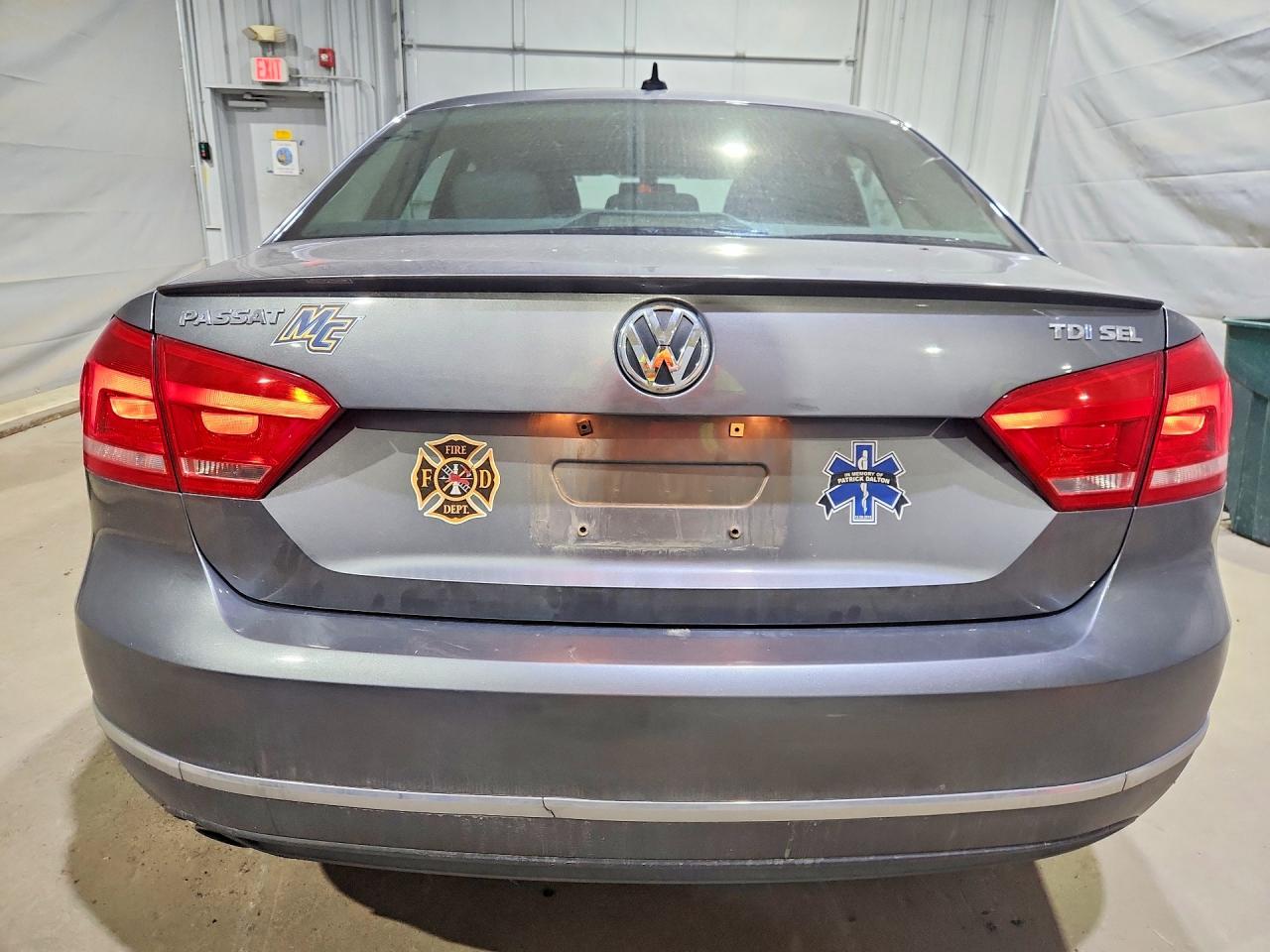 2012 Volkswagen Passat Sel Gray vin: 1VWCN7A33CC047815