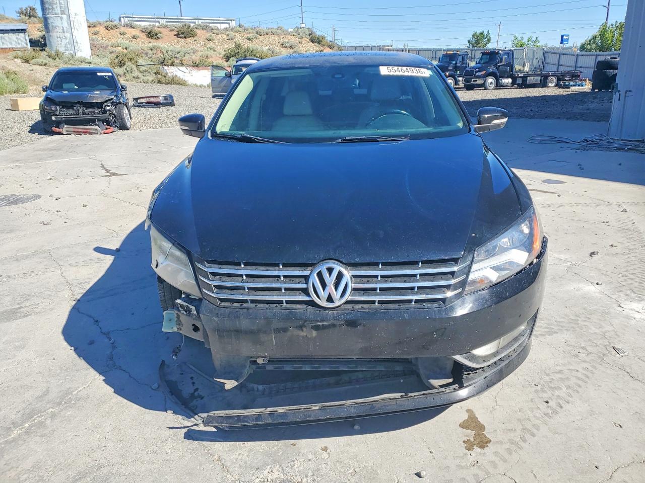 2014 Volkswagen Passat Sel Черный vin: 1VWCN7A33EC005180