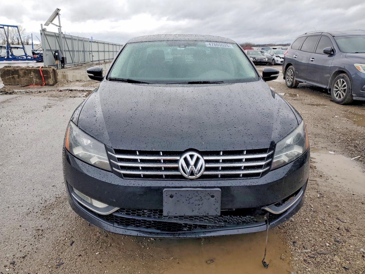 2014 Volkswagen Passat Sel Black vin: 1VWCN7A33EC044271