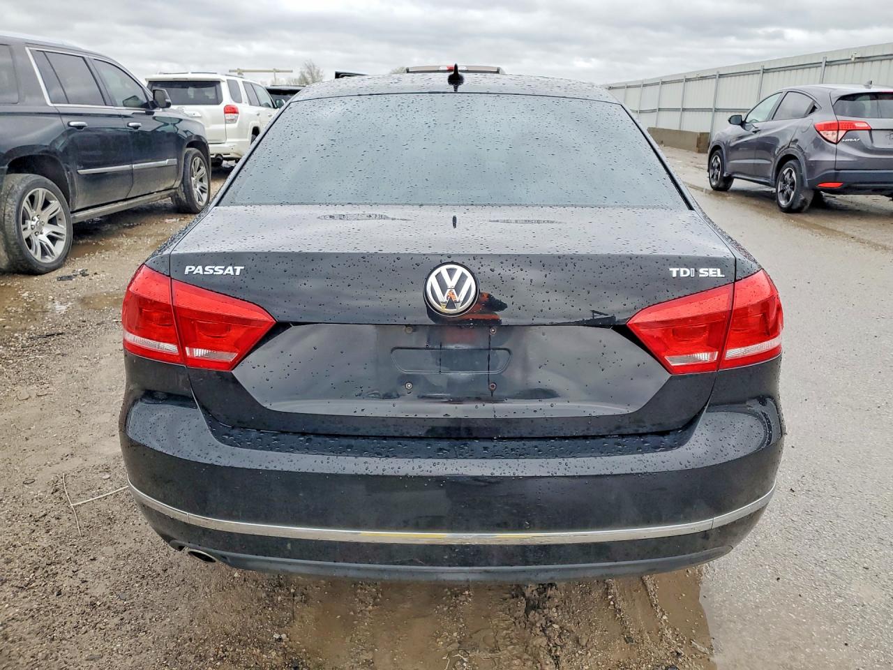 2014 Volkswagen Passat Sel Black vin: 1VWCN7A33EC044271