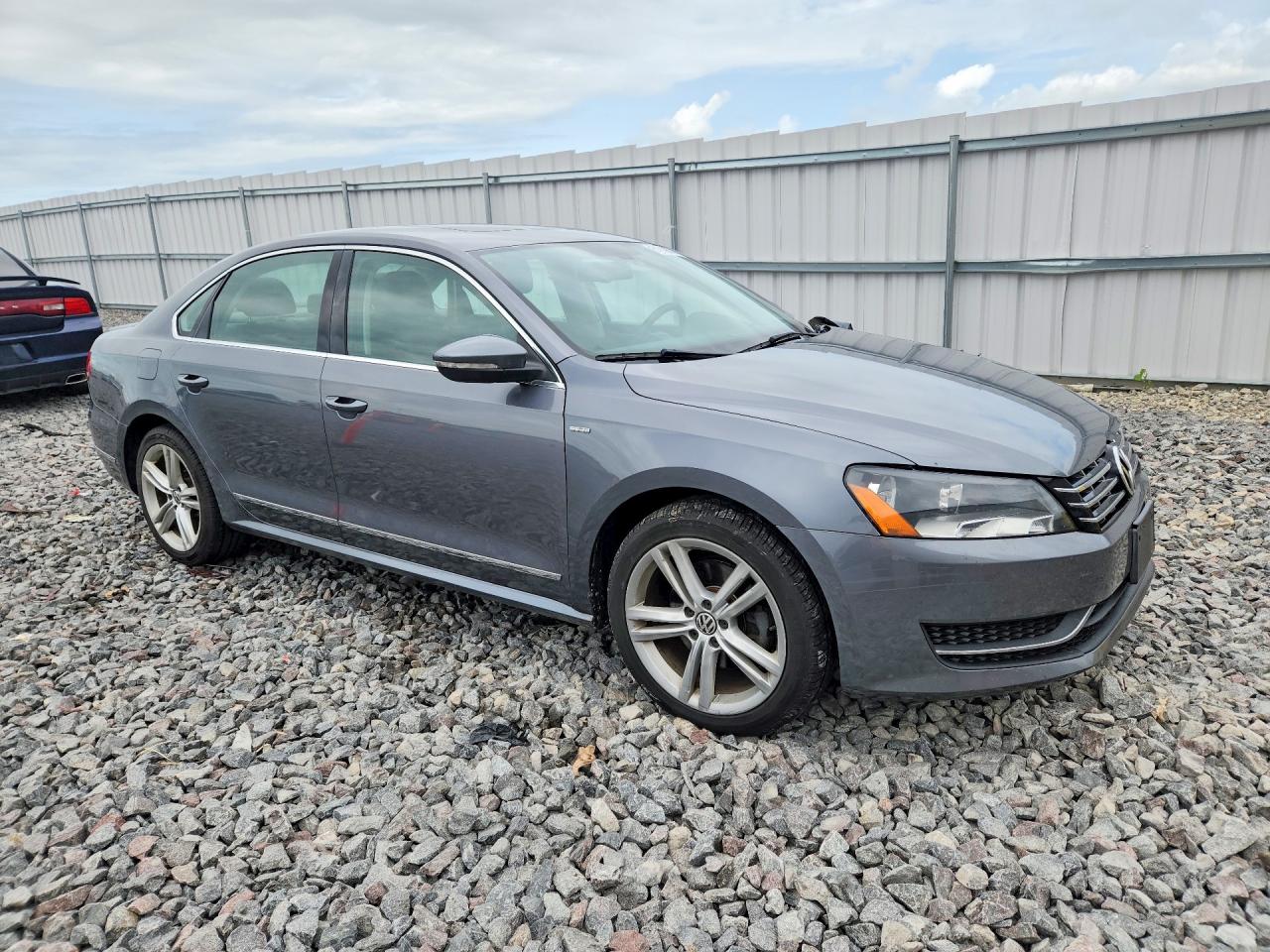 2012 Volkswagen Passat Sel Gray vin: 1VWCN7A34CC053719