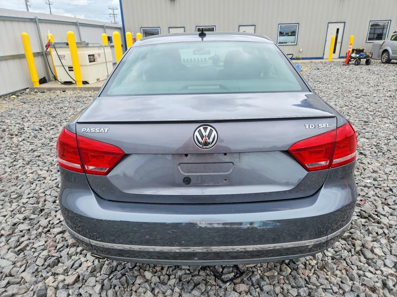 2012 Volkswagen Passat Sel Gray vin: 1VWCN7A34CC053719