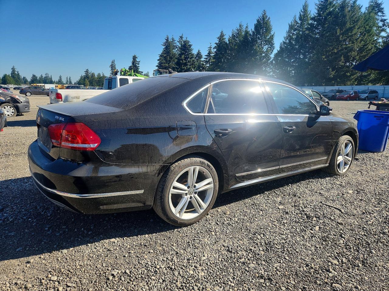2013 Volkswagen Passat Sel Black vin: 1VWCN7A34DC087581