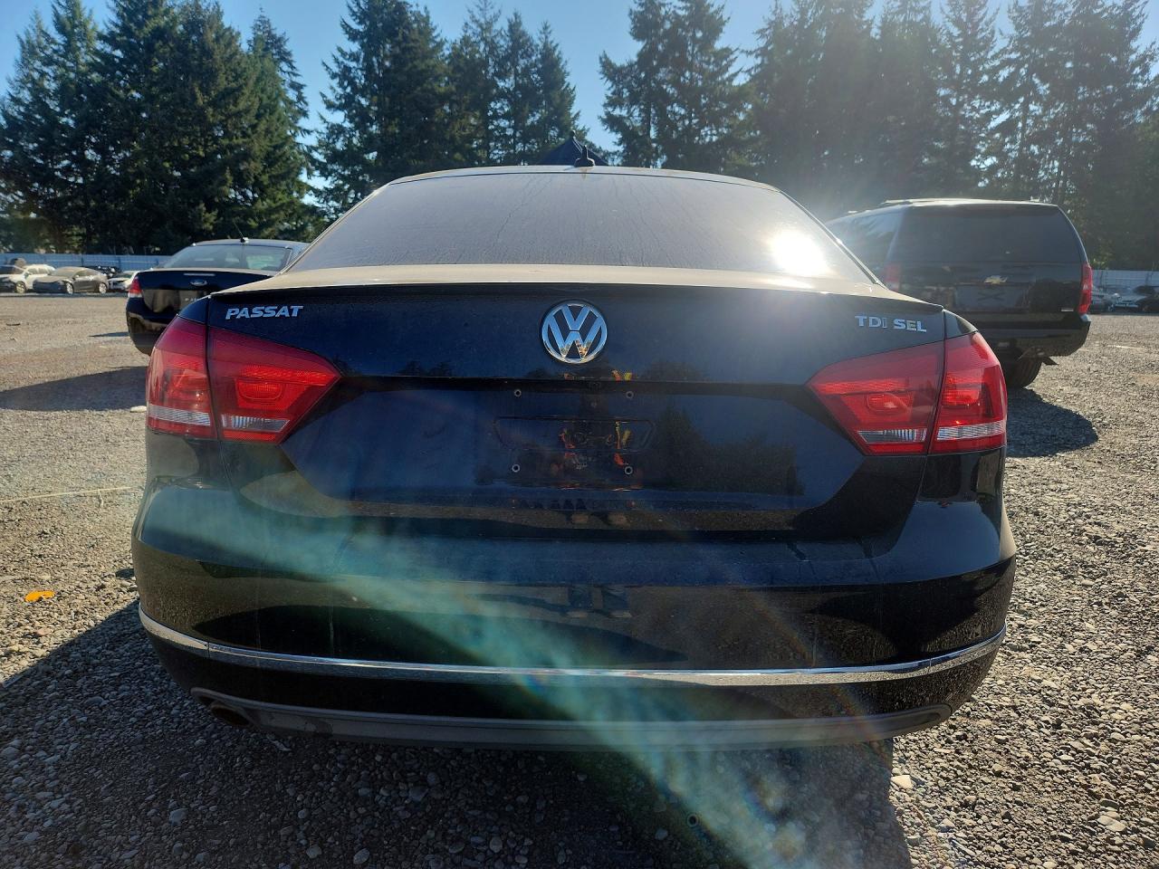 2013 Volkswagen Passat Sel Black vin: 1VWCN7A34DC087581