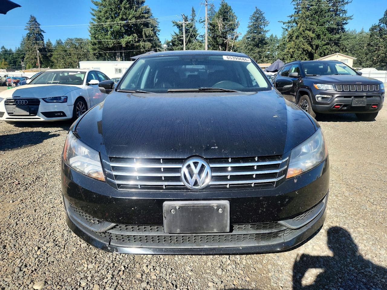 2013 Volkswagen Passat Sel Black vin: 1VWCN7A34DC087581