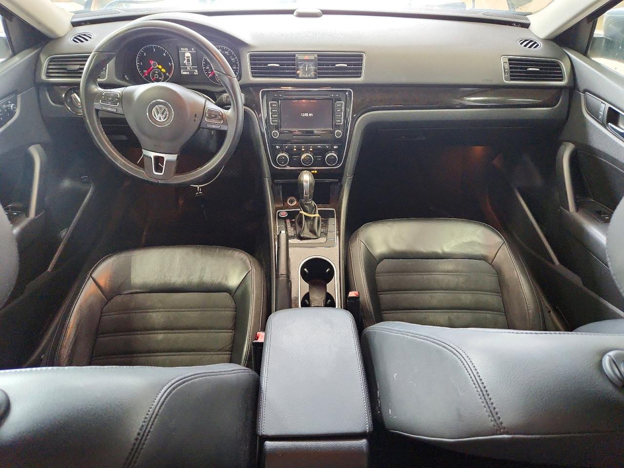 2014 Volkswagen Passat Sel Gray vin: 1VWCN7A34EC021291