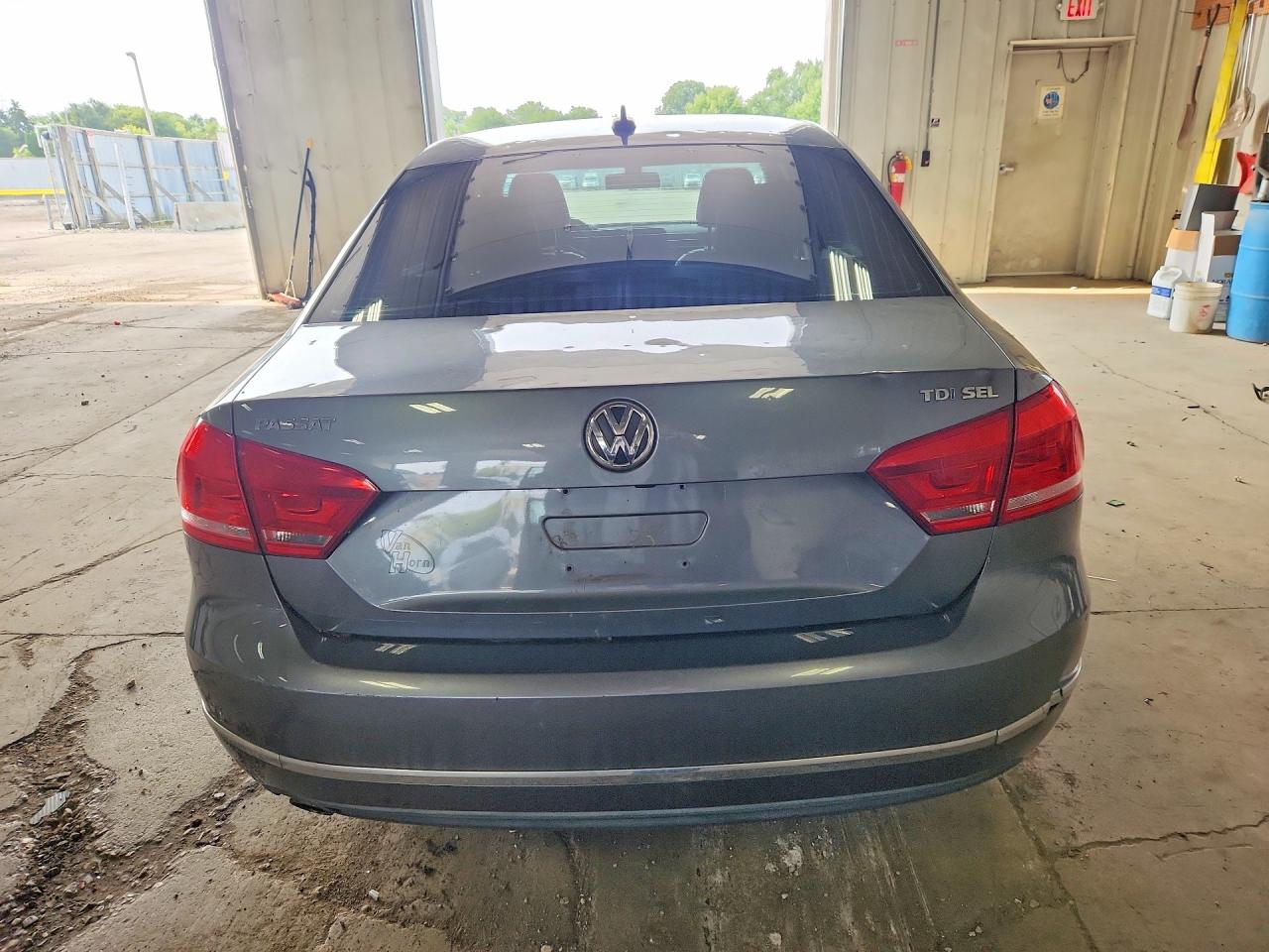 2014 Volkswagen Passat Sel Gray vin: 1VWCN7A34EC021291