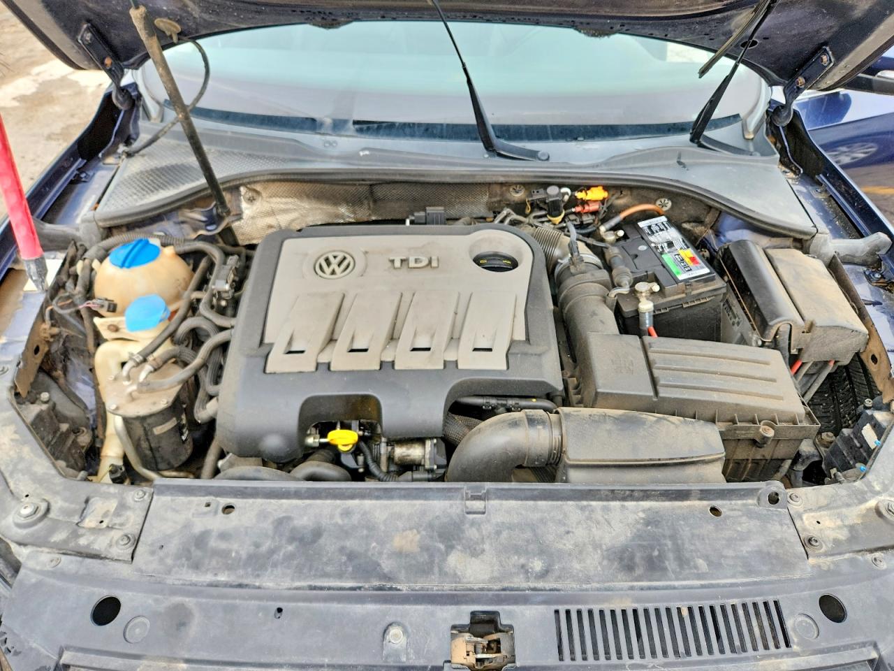 2014 Volkswagen Passat Sel Blue vin: 1VWCN7A34EC048362