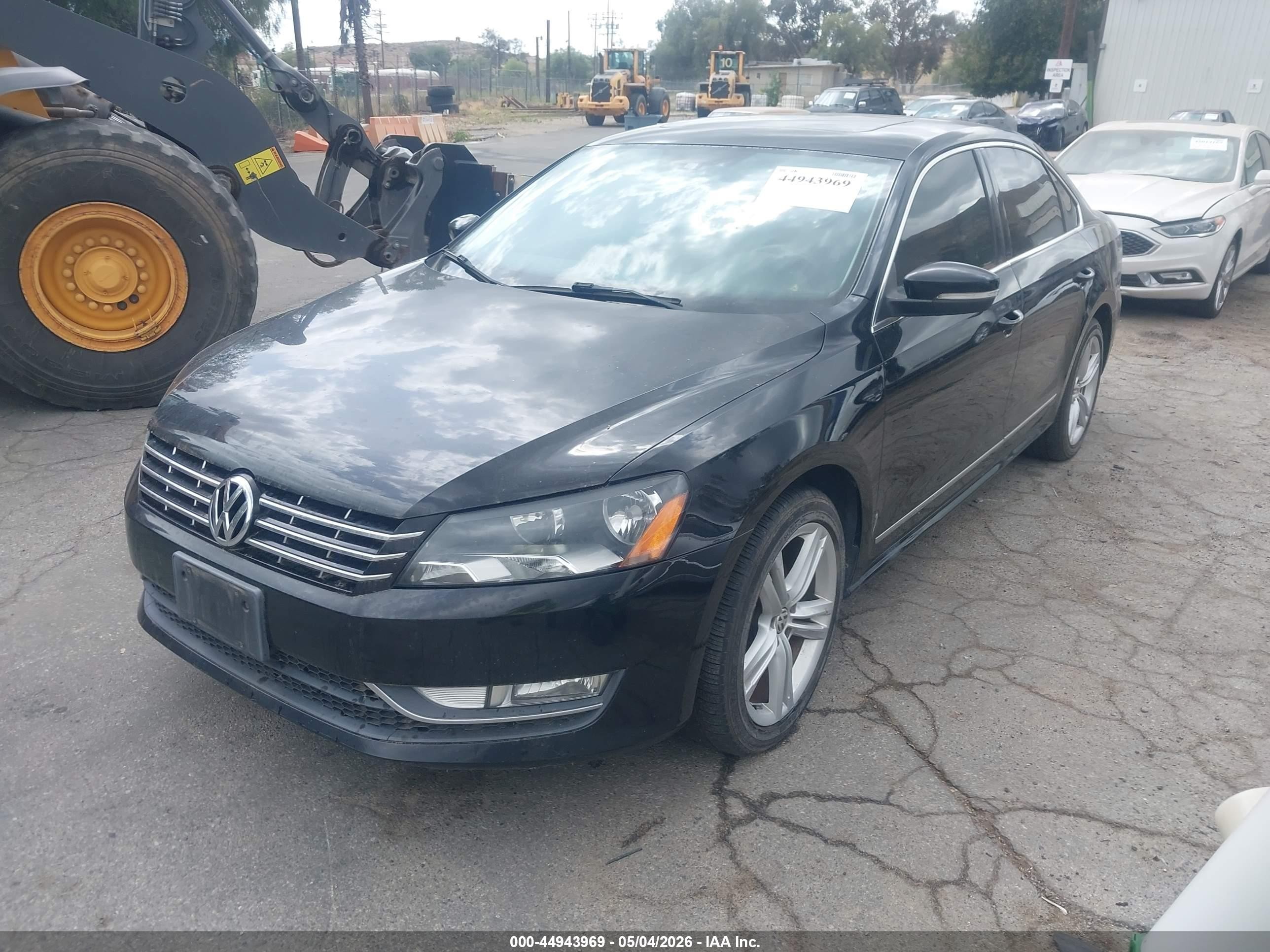 2014 Volkswagen Passat 2.0l Tdi Sel Premium Черный vin: 1VWCN7A34EC097836