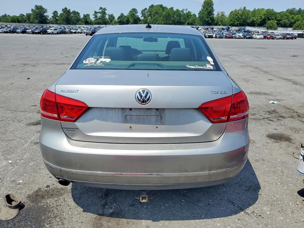 2013 Volkswagen Passat Sel Silver vin: 1VWCN7A35DC050880