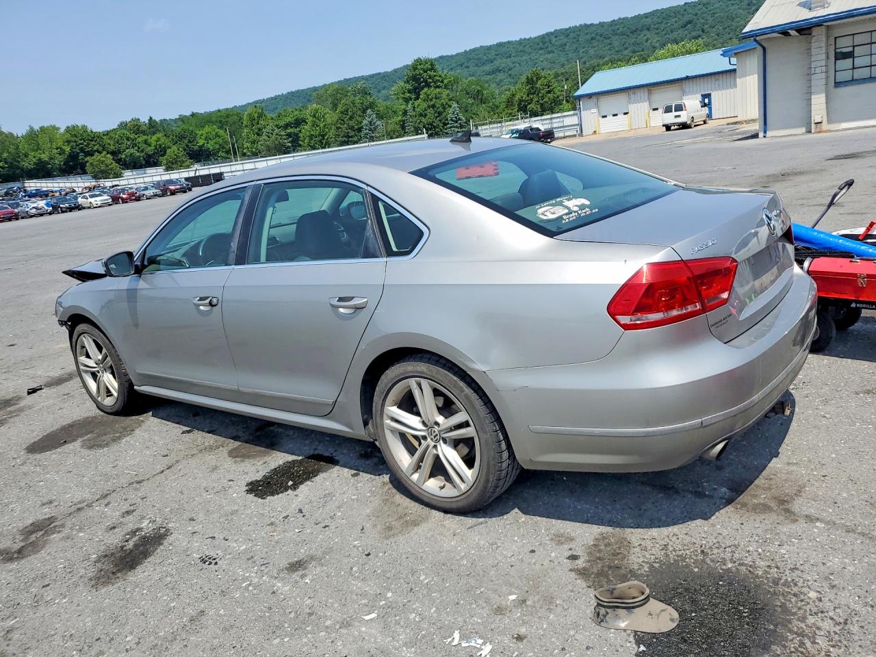 2013 Volkswagen Passat Sel Silver vin: 1VWCN7A35DC050880