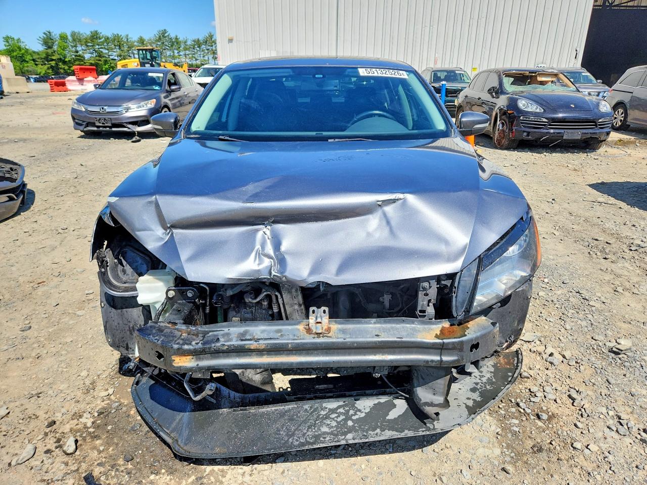 2013 Volkswagen Passat Sel Серый vin: 1VWCN7A35DC085385