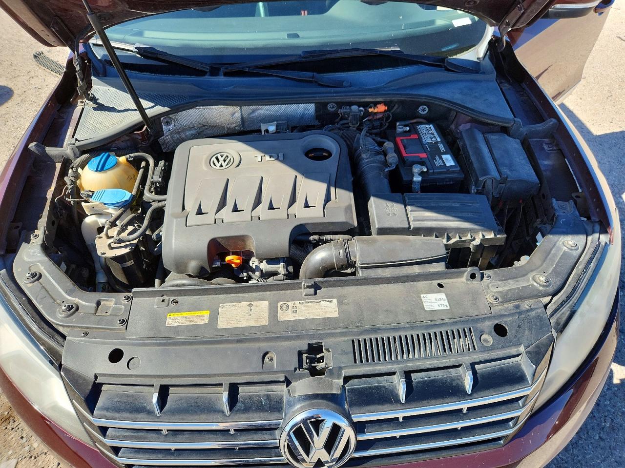 2013 Volkswagen Passat Sel Maroon vin: 1VWCN7A35DC147321
