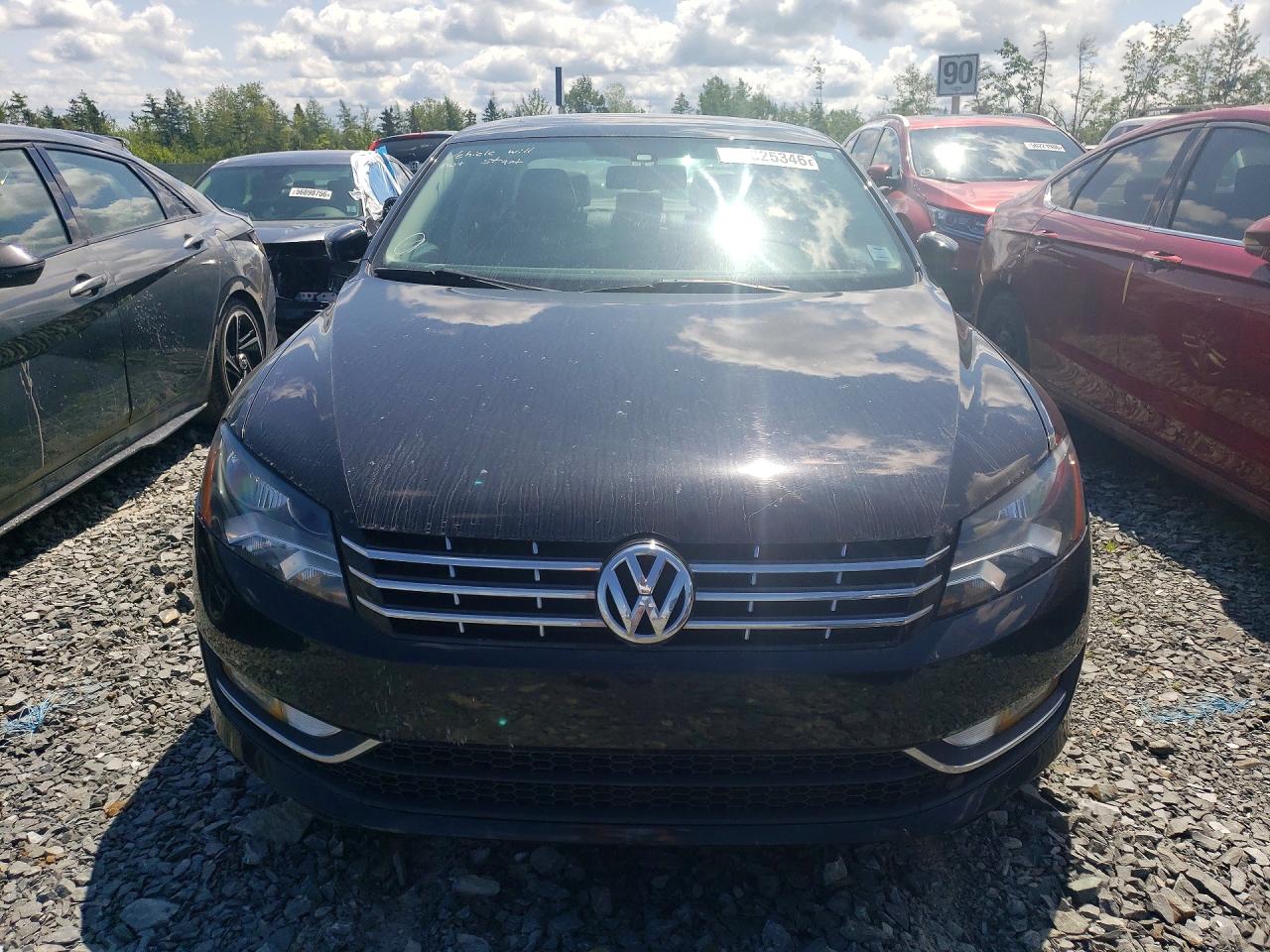 2014 Volkswagen Passat Sel Black vin: 1VWCN7A35EC071472