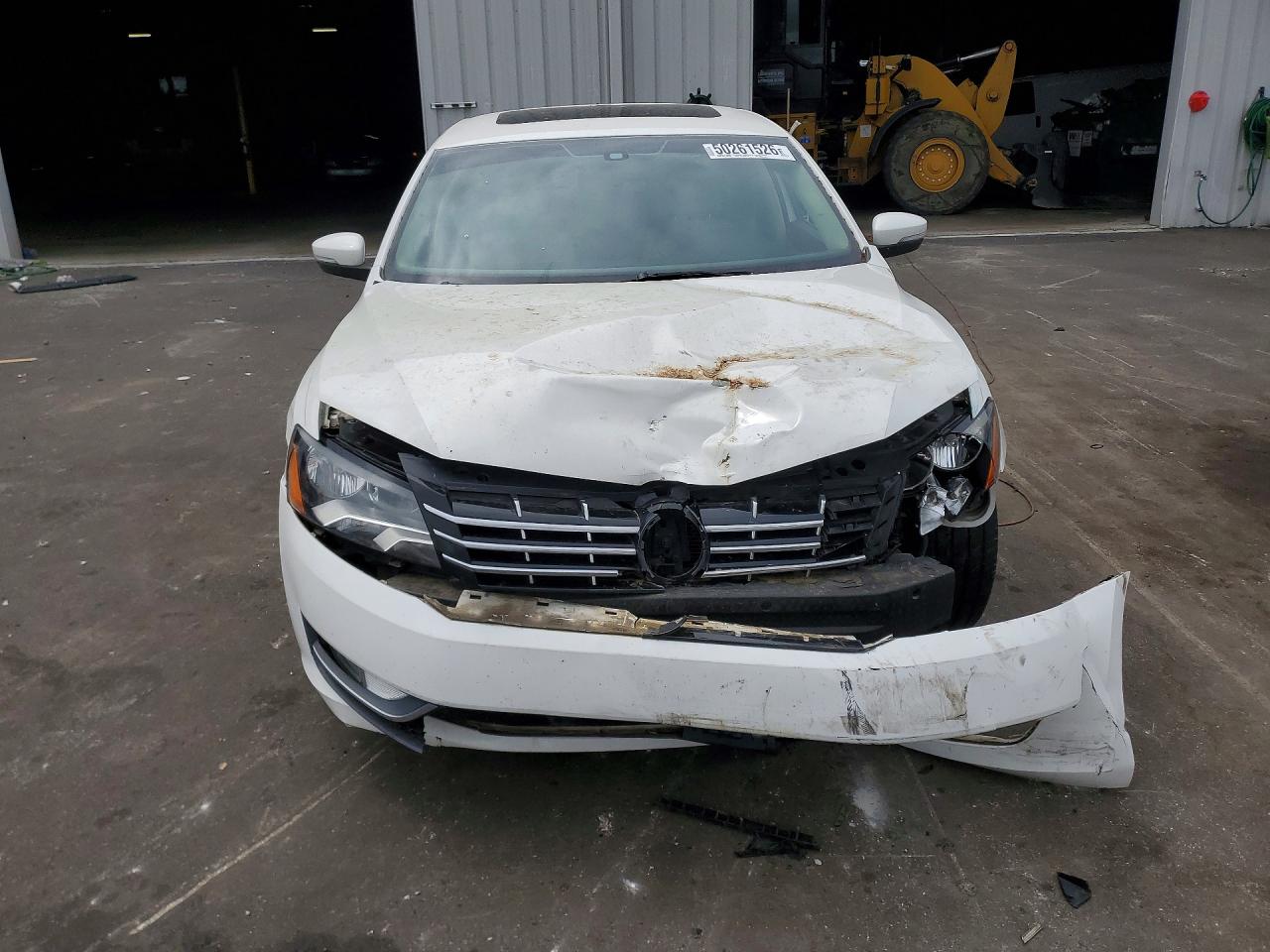 2014 Volkswagen Passat Sel White vin: 1VWCN7A35EC119861