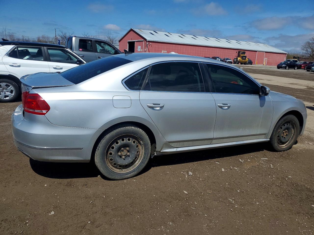 2014 Volkswagen Passat Sel Silver vin: 1VWCN7A35EC121321