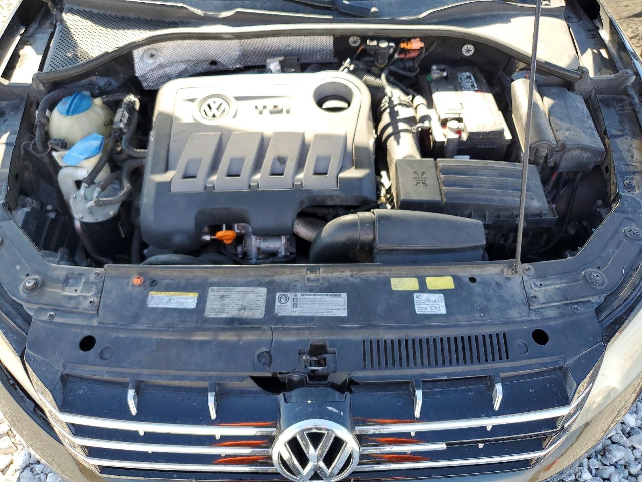 2012 Volkswagen Passat Sel Black vin: 1VWCN7A36CC010323
