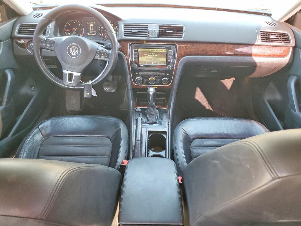 2012 Volkswagen Passat Sel Black vin: 1VWCN7A36CC010323