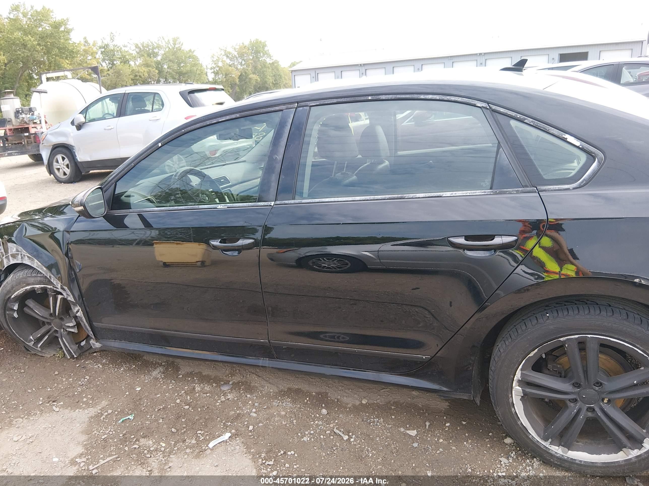 2012 Volkswagen Passat 2.0l Tdi Sel Premium Black vin: 1VWCN7A36CC071073