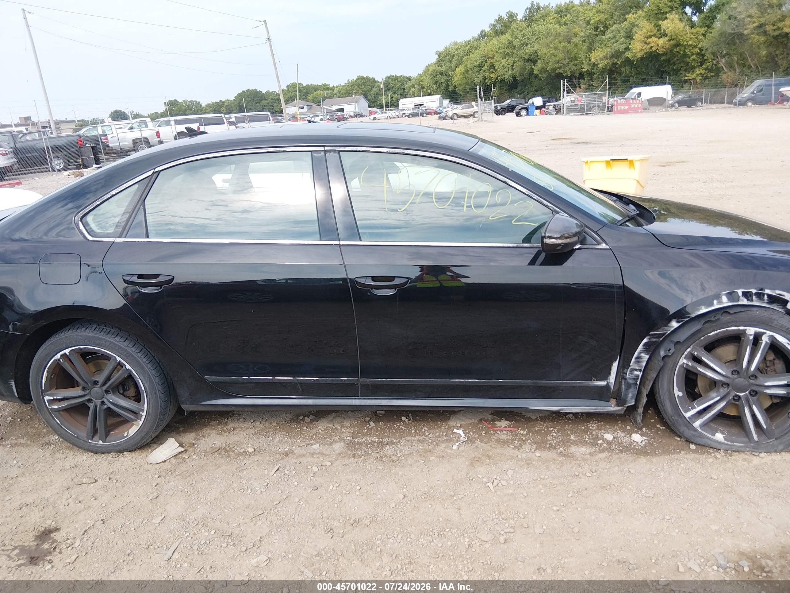 2012 Volkswagen Passat 2.0l Tdi Sel Premium Black vin: 1VWCN7A36CC071073